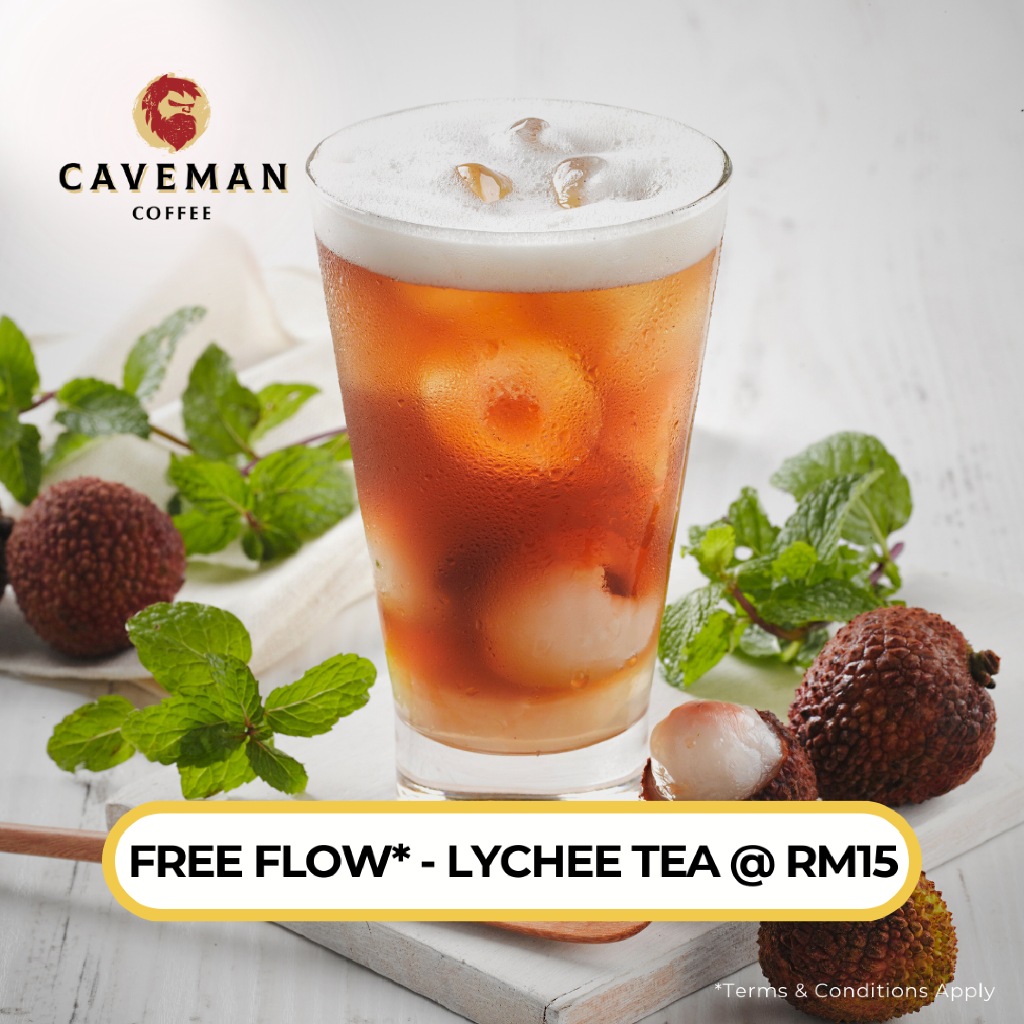 FREE FLOW* - LYCHEE TEA